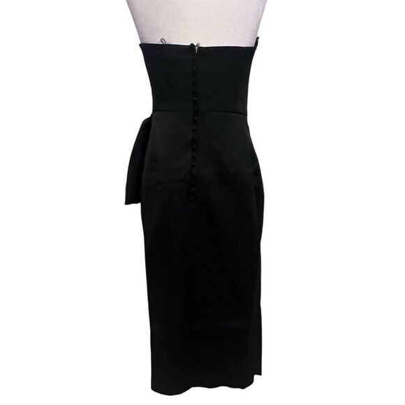 NWT Elliat MADILYN midi cascade Ruffle Strapless Cocktail Dress size medium - Picture 10 of 15